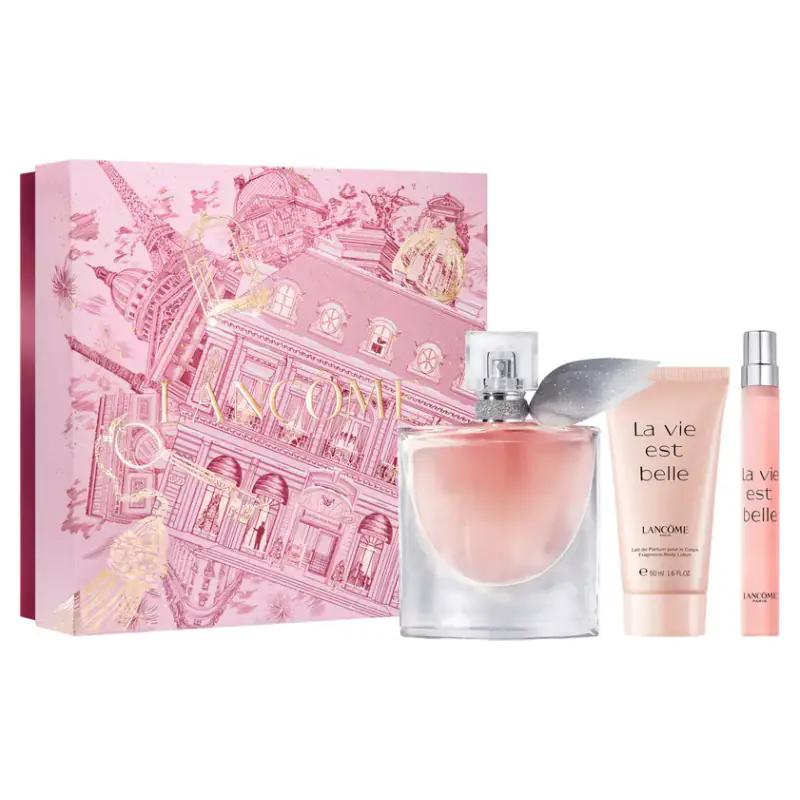 Lancôme La Vie Est Belle EDP kinkekomplekt 50 ml + reisipihusti 10 ml + kehapiim 50 ml