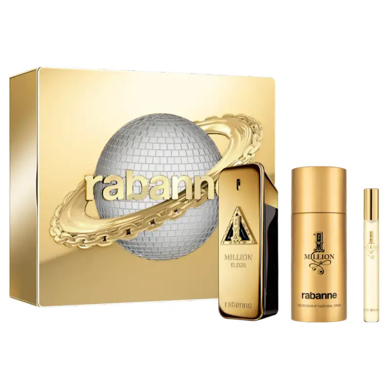 Rabanne 1 Million Elixir kinkekomplekt 100 + 150 + 10 ml tootefoto