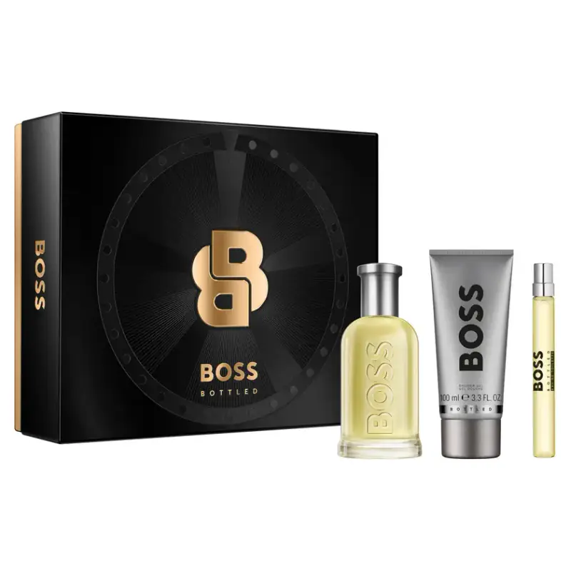 Hugo Boss BOSS Bottled EDT kinkekomplekt 100 + 10 + 100 ml tootefoto