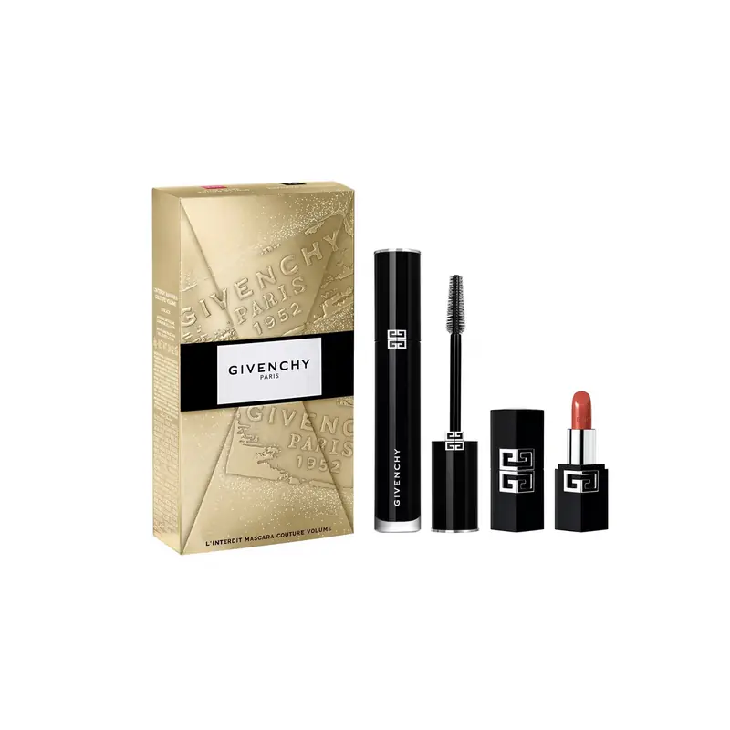 Givenchy L'Interdit ripsmetuši ja huulepulga kinkekomplekt