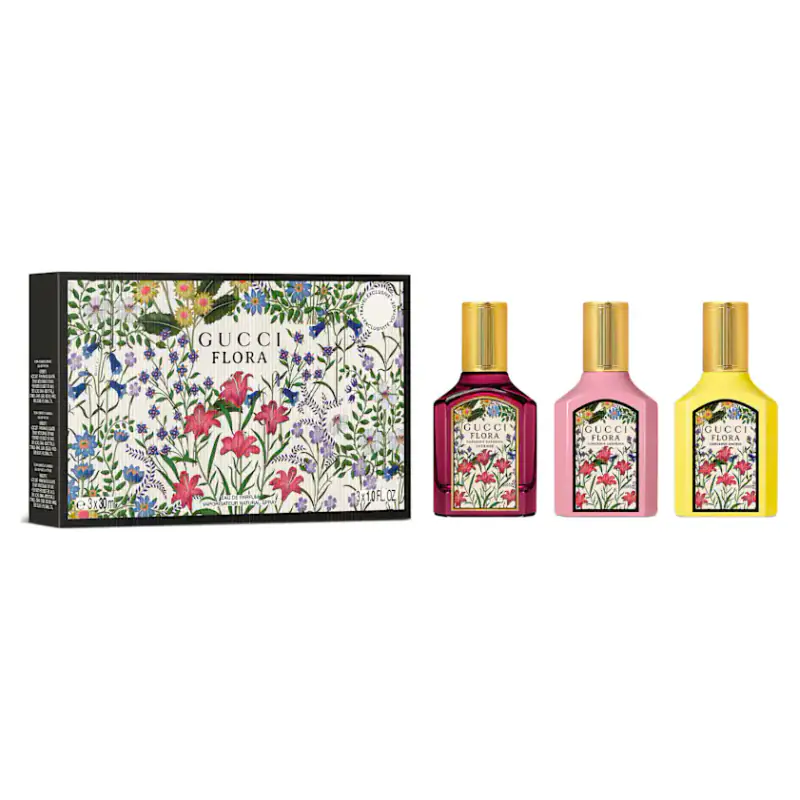 Gucci Flora Trio EDP kinkekomplekt 3 × 30 ml