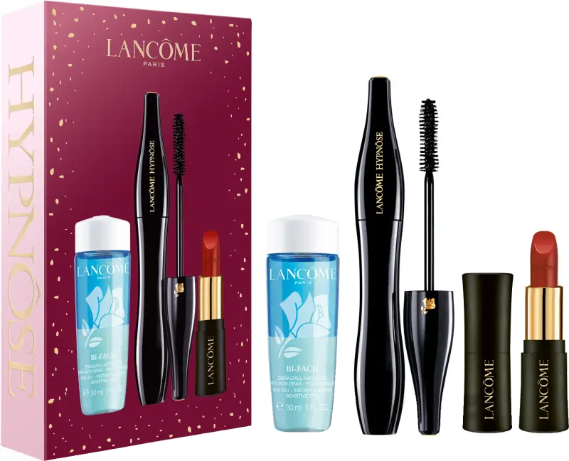 Lancôme Hypnôse meigikomplekt – ripsmetušš 6,2 ml, Bi-Facil 30 ml ja huulepulk 1,6 g – kinkekomplekti tootefoto